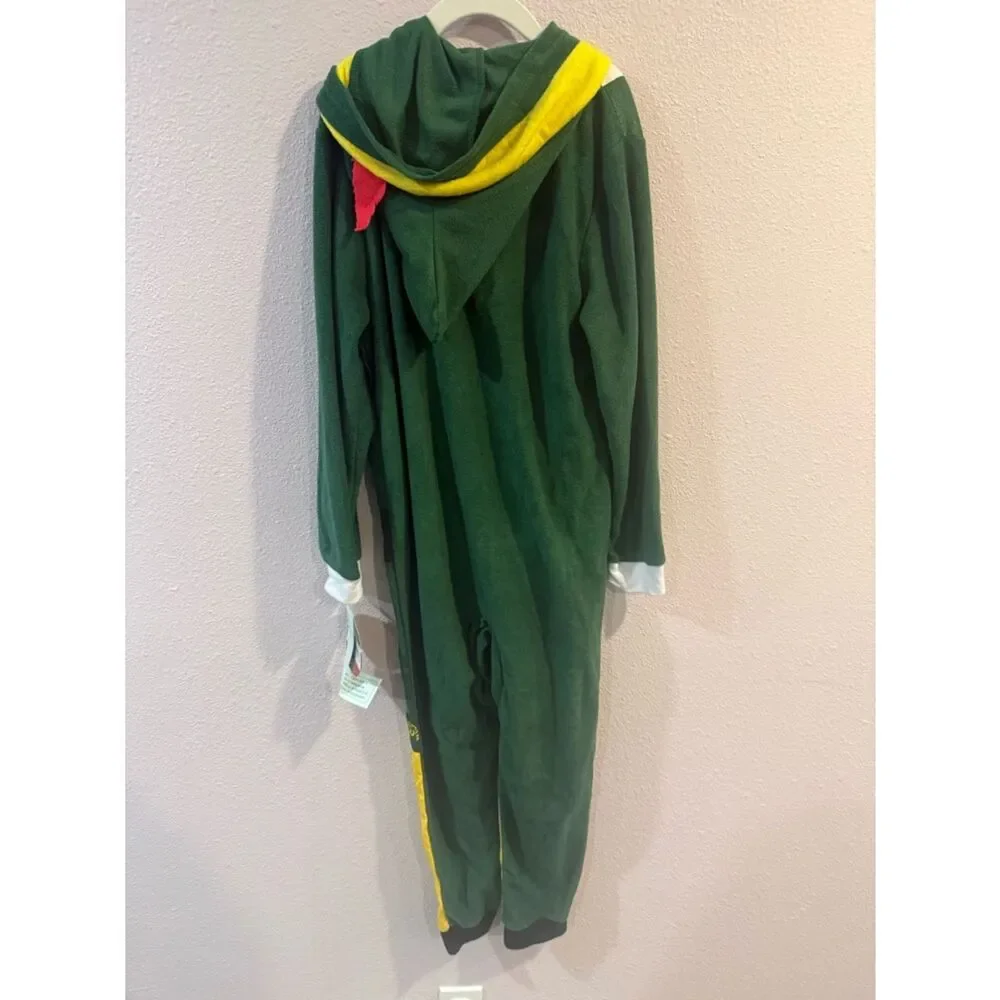 Elf Buddy The Elf Onesie Christmas Holiday Theme Zip Up Sz M(8)